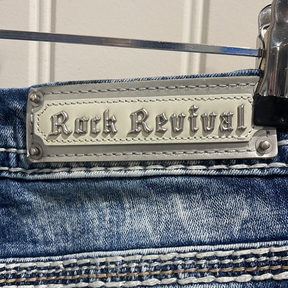 Women’s Rock Revival Jeans Size 32 Length 30 Easy Boot - Picture 4 of 7